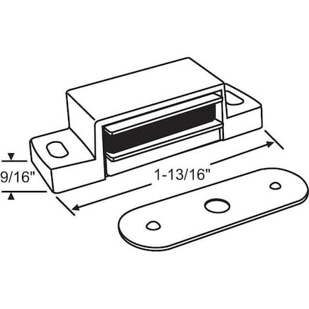 Strybuc Magnetic Cabinet Door Catch 45-194